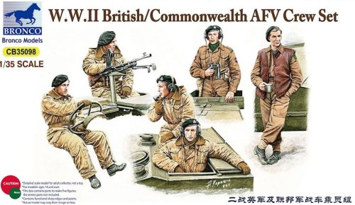Przejdź do produktu BRONCO CB 35098 - 1:35 British / Commonwealth AFV Crew set