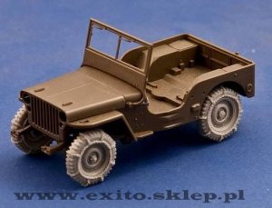 PANZERART 35159 - 1:35 Road Wheels with chains for US Jeep