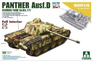 TAKOM 2103 - 1:35 Panther Ausf. D Early/Mid Production w/ full interior