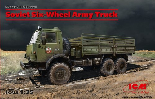 Przejdź do produktu ICM 35001 - 1:35 Kamaz - Soviet Six-Wheel Army Truck