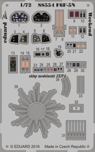 EDUARD SS554 - 1:72 F6F-5N  Weekend