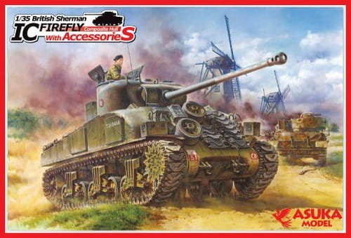 Przejdź do produktu ASUKA (TASCA) 35028 - 1:35 British Sherman IC Firefly Composite Hull with Accessories