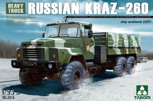 Przejdź do produktu TAKOM 2016 - 1:35 Russian KrAZ-260 Heavy Truck