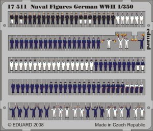 EDUARD 17511 - 1:350 Naval Figures German WWII