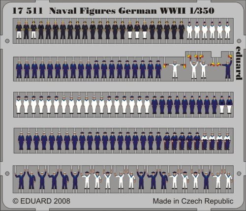 Przejdź do produktu EDUARD 17511 - 1:350 Naval Figures German WWII