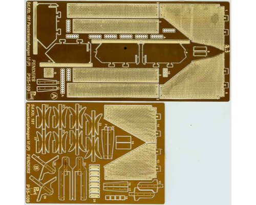 Przejdź do produktu PART P35109 - 1:35 Pz.Kpfw. VI Tiger (P) - fenders