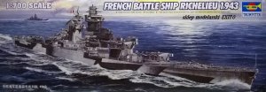 TRUMPETER 05750 - 1:700 French Battleship Richelieu 1943