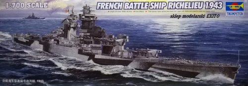 Przejdź do produktu TRUMPETER 05750 - 1:700 French Battleship Richelieu 1943