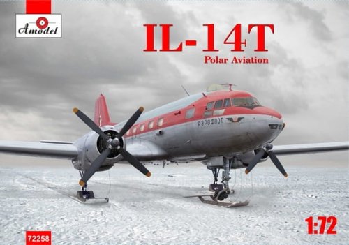 Przejdź do produktu AMODEL 72258 - 1:72 Ilyushin IL-14T Polar Aviation
