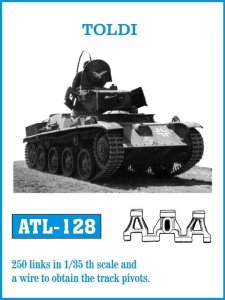 Friulmodel ATL-128 - 1:35 Metalowe gąsienice Toldi