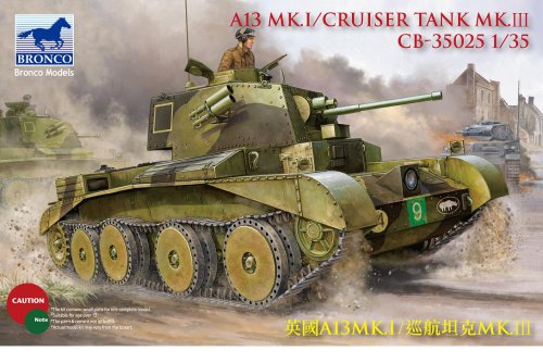 Przejdź do produktu BRONCO CB 35025 - 1:35 A13 Cruiser Tank Mk. III