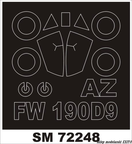 Przejdź do produktu MONTEX SM72248 - 1:72 Focke Wulf Fw 190D-9