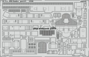 EDUARD 53114 - 1:350 SMS Emden part 1