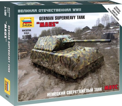 Przejdź do produktu ZVEZDA 6213 - 1:100 German Super Heavy Tank Maus