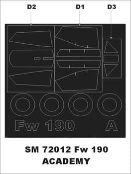 Przejdź do produktu MONTEX SM72012 - 1:72 Focke Wulf Fw-190A