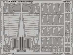 EDUARD 72550 - 1:72 SB2C undercarriage