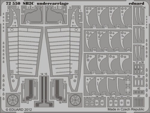 Przejdź do produktu EDUARD 72550 - 1:72 SB2C undercarriage