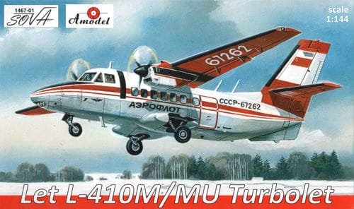 Przejdź do produktu AMODEL / SOVA 1467-01 - 1:144 Let L-410 M / MU Turbolet