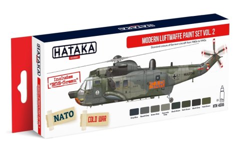 Przejdź do produktu HATAKA AS55 - Zestaw farb Modern Luftwaffe vol. 2