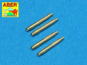 ABER A48011  - 1:48 Set of 4 barrel tips for German 13 mm MG 131 aircraft machine gun