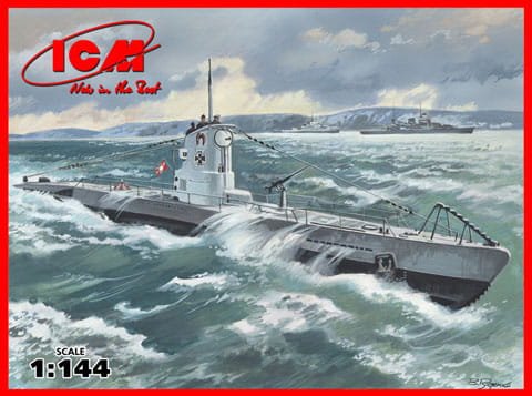 Przejdź do produktu ICM S.009 - 1:144 U-Boat Type IIB (1939)