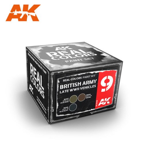 Przejdź do produktu AK INTERACTIVE RCS009 - Zestaw farb British Army Late WWII Vehicles