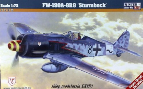 Przejdź do produktu MISTERCRAFT C06 - 1:72 Focke Wulf Fw-190A-8R8 Sturmbock