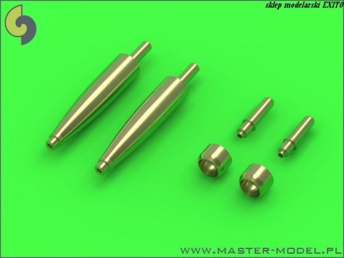 Przejdź do produktu MASTER AM-48-103 - 1:48 Spitfire Mk.IXe/XVIe późny zaokrąglona osłona luf działek Hispano 20mm i km Browning .50cal