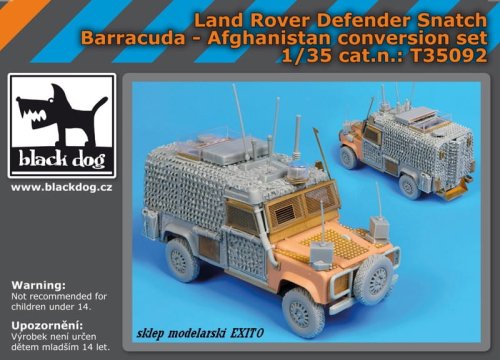 Przejdź do produktu BLACK DOG T35092 - 1:35 Land Rover Defender Snatch Barracuda - Afghanistan conversion set