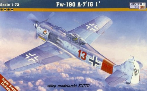 Przejdź do produktu MISTERCRAFT C04 - 1:72 Focke Wulf Fw-190A-7 JG 1