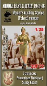 TORO MODEL 35F72 - 1:35 Ochotniczka Pomocniczej Wojskowej Służby Kobiet - MTO 1943-46