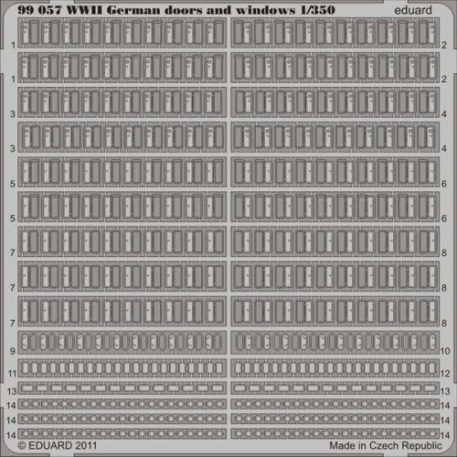 Przejdź do produktu EDUARD 99057 - 1:350 WWII German doors and windows