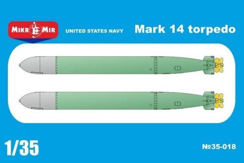 Przejdź do produktu MIKROMIR 35018 - 1:35 USN Mark 14 torpedo