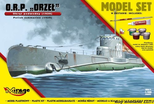 Przejdź do produktu MIRAGE 840092 - 1:400 ORP Orzeł - Model Set