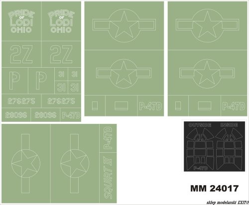 Przejdź do produktu MONTEX MM24017 - 1:24 P-47D Razorback