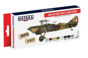 HATAKA AS15 - Zestaw farb Swiss Air Force WW2 period