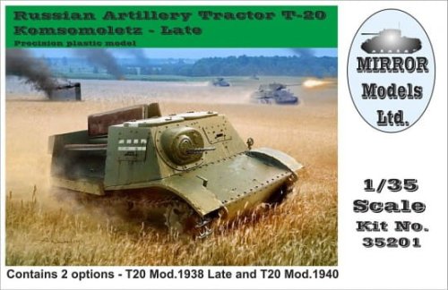 Przejdź do produktu MIRROR MODELS 35201 - 1:35 Russian Artillery Tractor T20 Late  (Mod.1938 Late and Mod.1940)