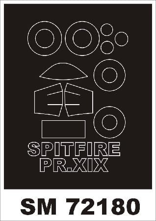 Przejdź do produktu MONTEX SM72180 - 1:72 Spitfire Mk.XIX
