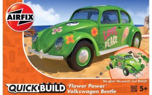 AIRFIX J6031 - VW Beetle Flower Power - Quick Build