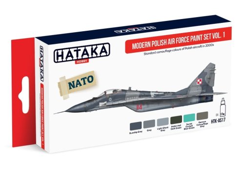Przejdź do produktu HATAKA AS17 - Zestaw farb Modern Polish Air Force vol. 1