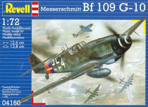 Przejdź do produktu REVELL 04160 - 1:72 Messerschmitt Bf 109 G-10