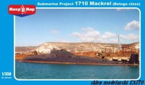 MIKROMIR 350024 - 1:350 Submarine Project 1710 Mackrel ( Beluga Class )