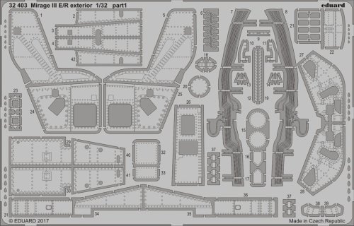Przejdź do produktu EDUARD 32403 - 1:32 Mirage III E/R exterior