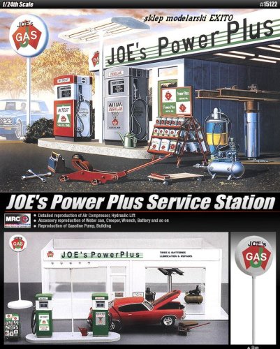 Przejdź do produktu Academy 15122 - 1:24 Joe's Power Plus Service Station w/Accessories