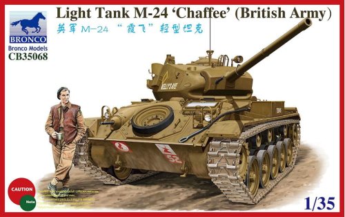 Przejdź do produktu BRONCO CB 35068 - 1:35 Light Tank M-24 Chaffee (British Version)