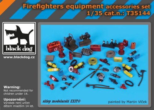 Przejdź do produktu BLACK DOG T35144 - 1:35 Firefighters equipment accessories set