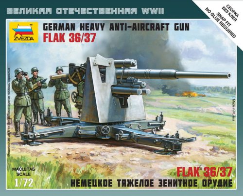Przejdź do produktu ZVEZDA 6158 - 1:72 German Heavy Anti-Aicraft Gun FLAK 36/37