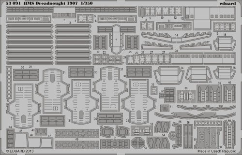 Przejdź do produktu EDUARD 53091 - 1:350 HMS Dreadnought 1907