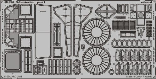 Przejdź do produktu EDUARD 48696 - 1:48 S-3 exterior