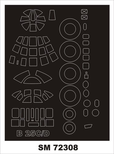 Przejdź do produktu MONTEX SM72308 - 1:72 B-25C/D Mitchell